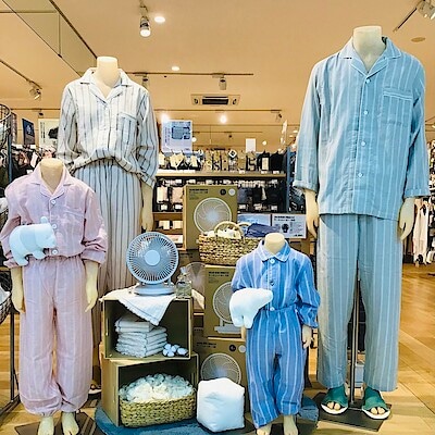 【豊見城ウイングシティ】　ご家族でお揃いパジャマしませんか。 『二重ガーゼ長袖パジャマ』
