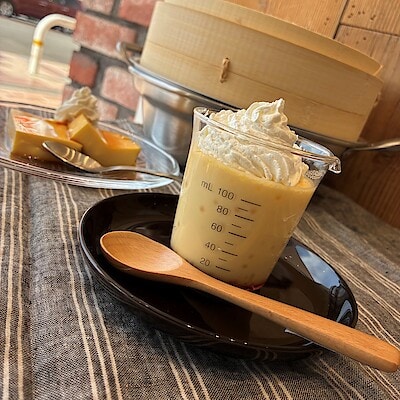 【マルナカスーパーセンター徳島】今日のおやつは蒸籠プリン！