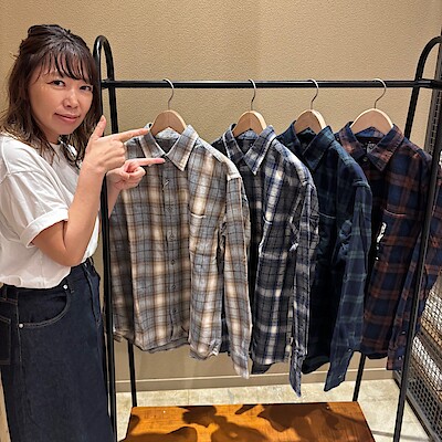 【ゆめタウン三豊】新商品、フランネルチェックシャツどう着こなす？