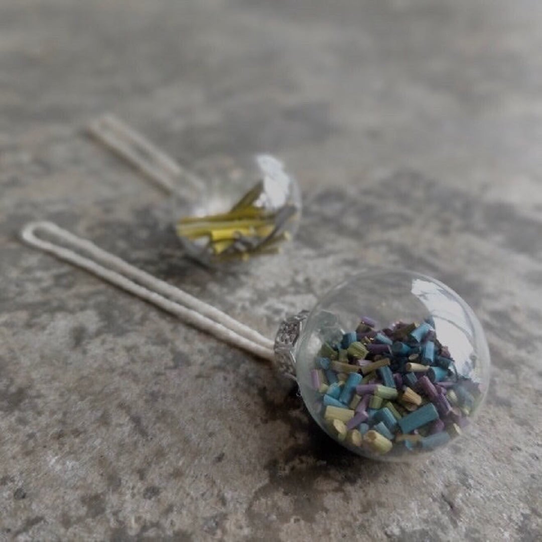 【COCOSA熊本下通】「い草の端材でつくるアクセサリー」　ボトルアクセサリー/アクセサリー