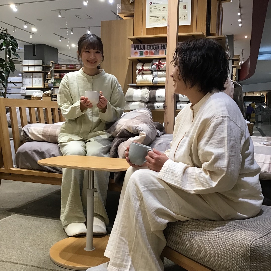 【無印良品イオンモールいわき小名浜】 やわらかく、ふんわりと。