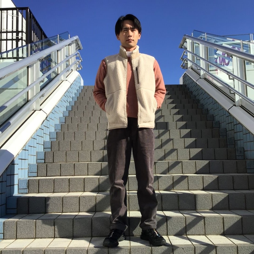 ボアフリースベスト　サムネ