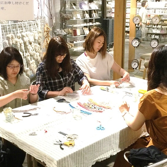 キービジュアル画像：ワークショップ『涼やかなオリジナル水引ブレスレット』イベントレポート