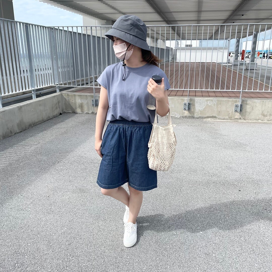 スムース編みフレンチスリーブ