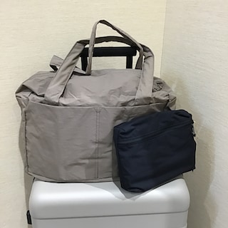 【ゆめタウン山口】　『新商品』　再生ナイロンたためるボストンバッグ