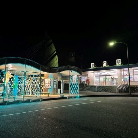 イルミネーション点灯浪江駅/061767
