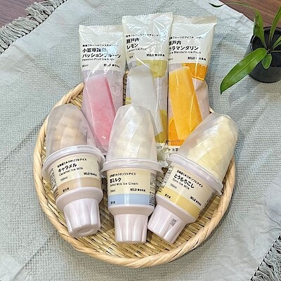 【ナチュラルガーデン黒田】夏に食べたい無印良品のアイス！