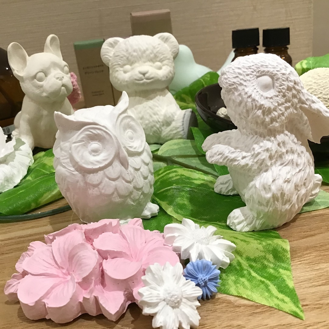 動物の形のアロマストーンの写真