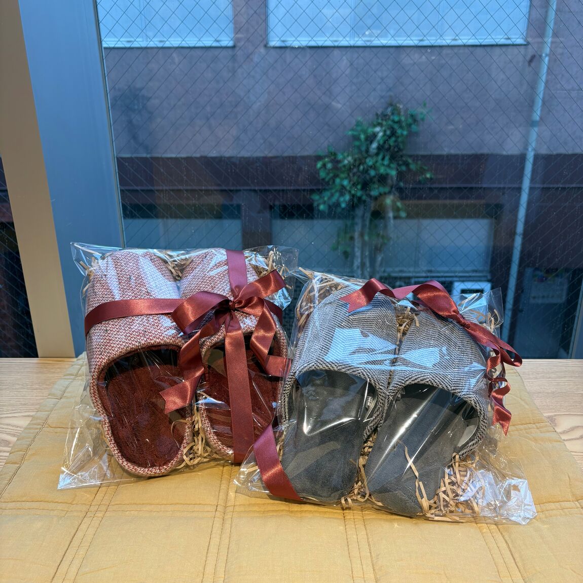 【高松】足元から季節を取り入れる。ウール混　綿シェニールスリッパ_p1xebU
