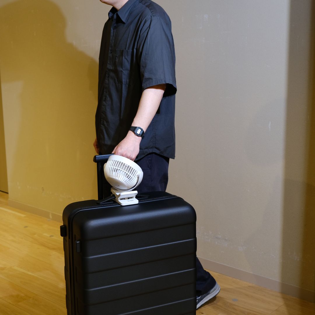 【ゆめが丘ソラトス】【旅行】暑ーい移動も涼しく!「充電式ハンディファン・クリップファン」_Ls1mEZ
