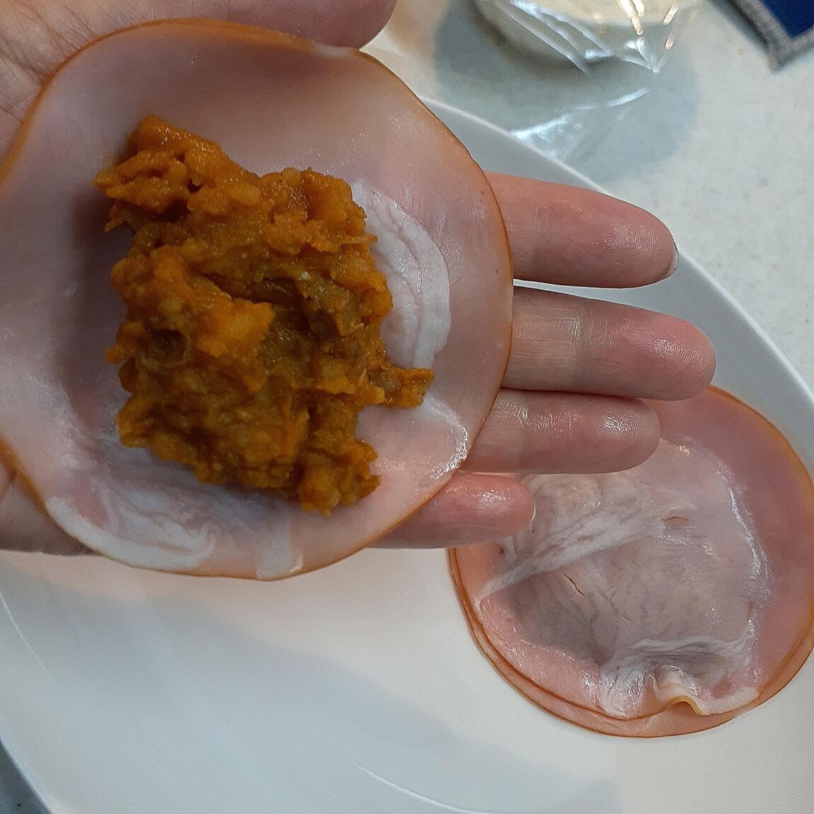 ハムカレー