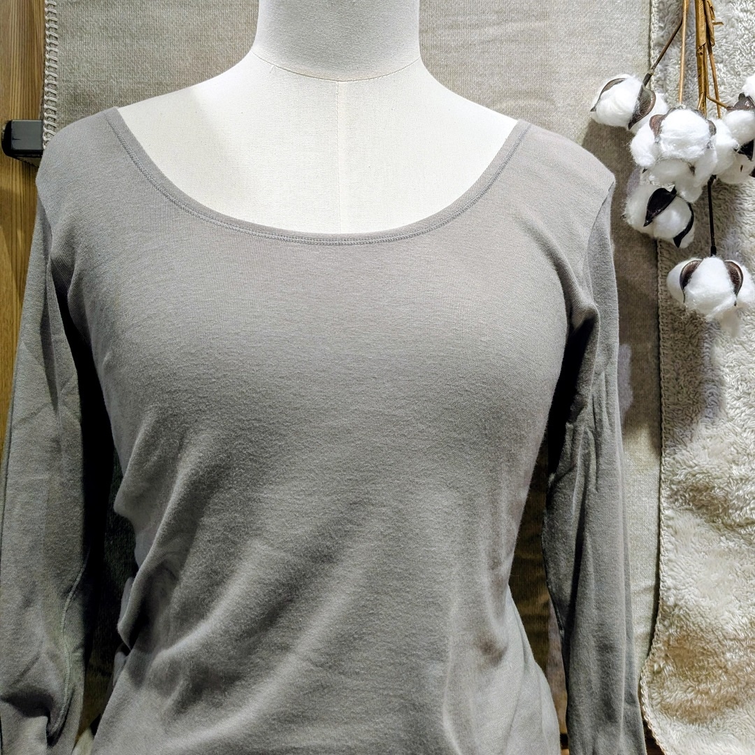 【アクアウォーク大垣】やわらかな肌ざわり、綿100%のあったか綿インナー