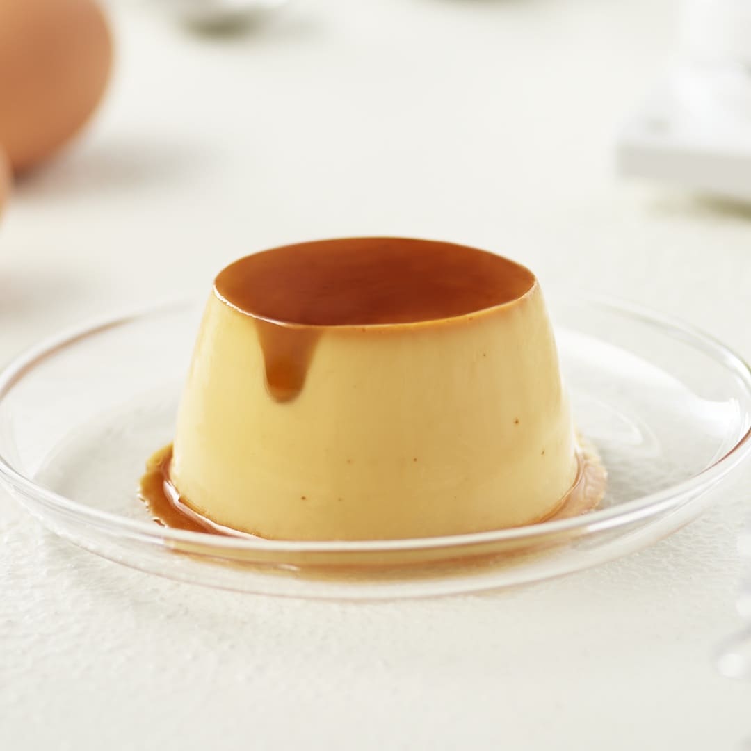 本和香糖の焼きプリン写真
