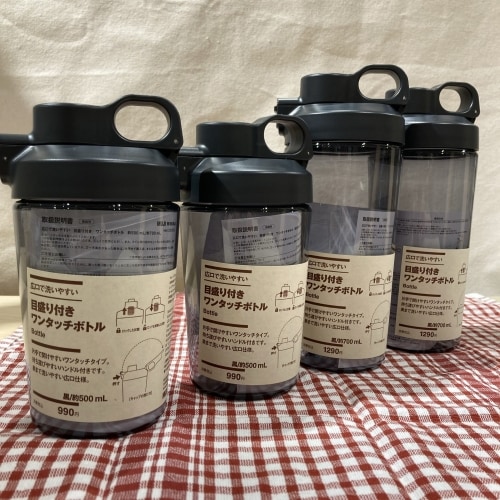 【コープさっぽろソシア】広口で洗いやすい　目盛り付き　ワンタッチボトル_L5OLOO