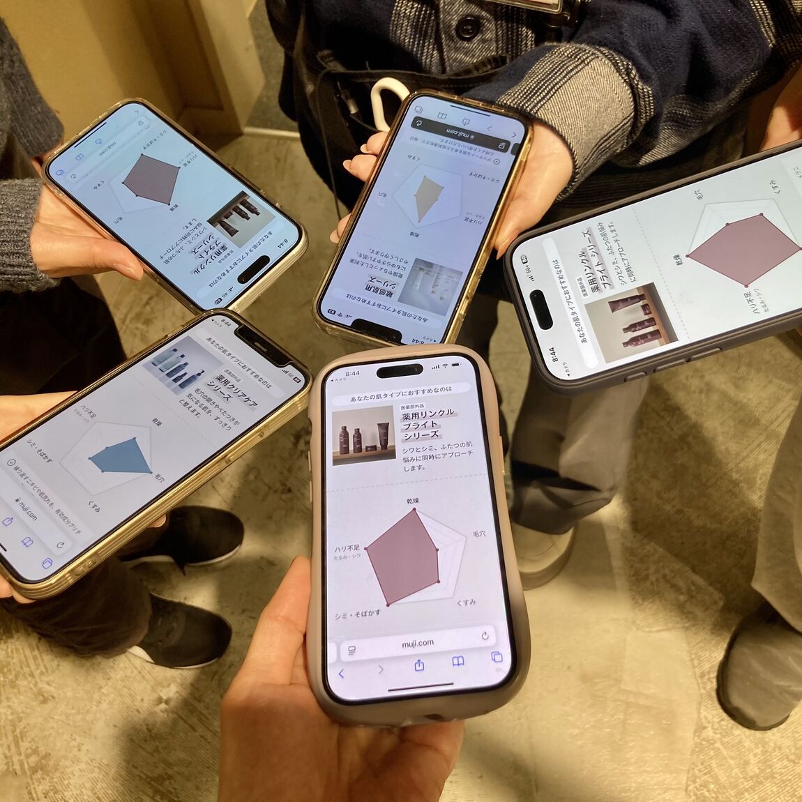 スタッフも試しました。