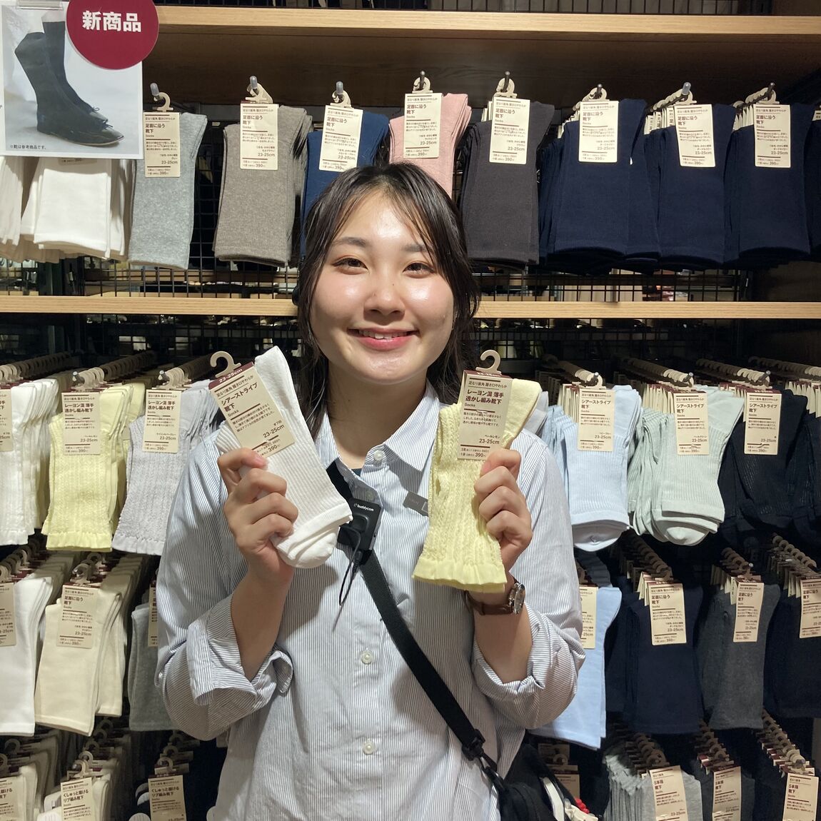 26SS靴下婦人売場