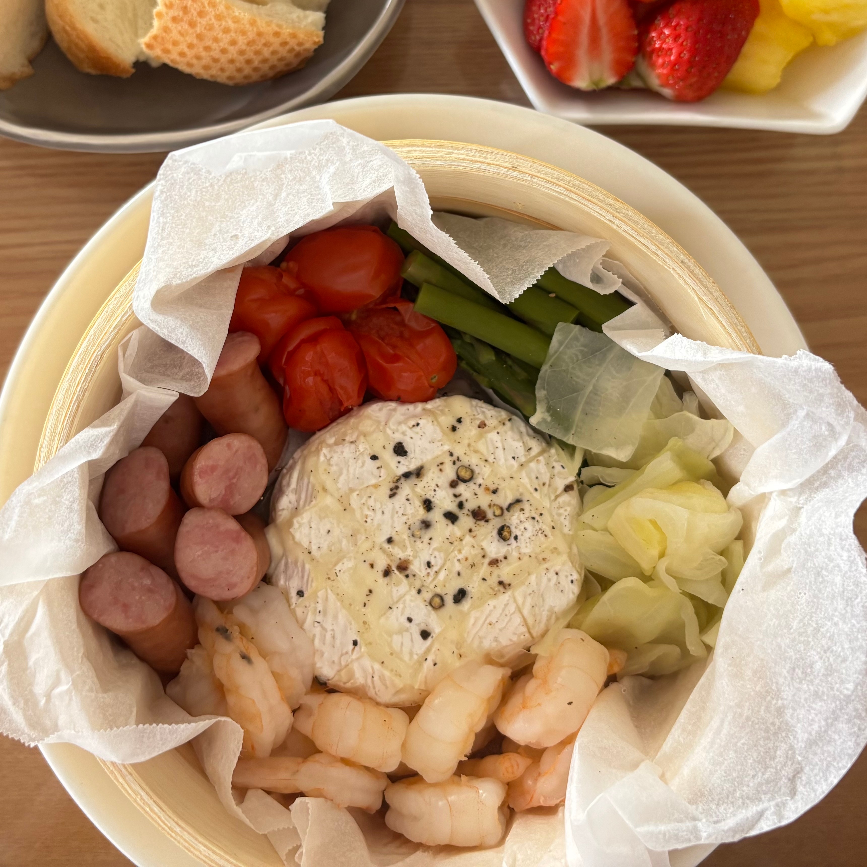 チーズフォンデュ