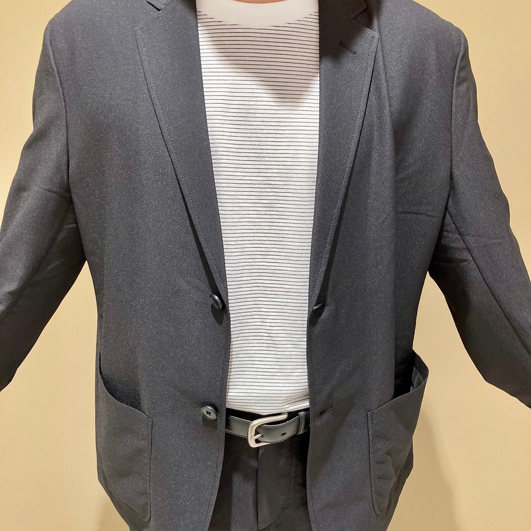 上半身前開き