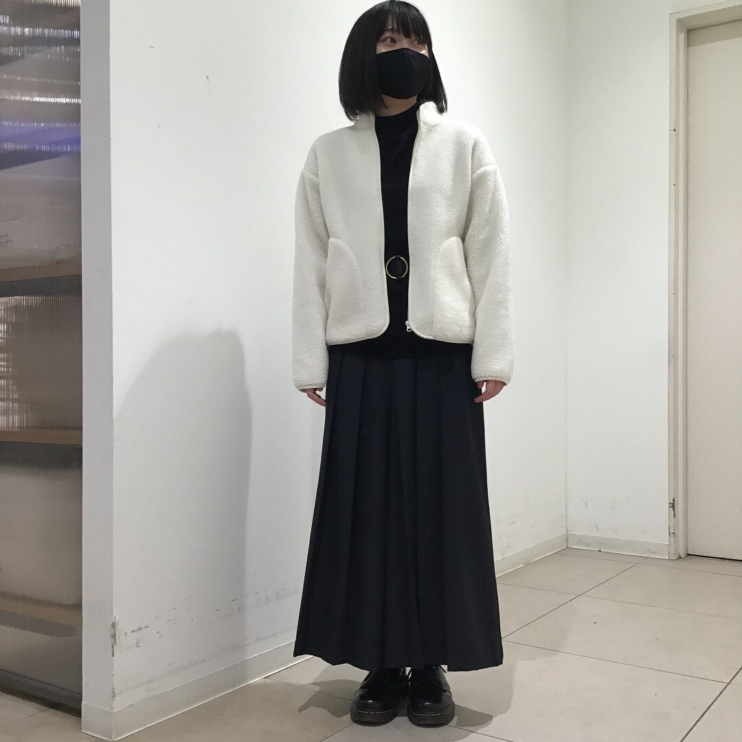 【アキバ・トリム】　ストレッチボアフリースジャケット