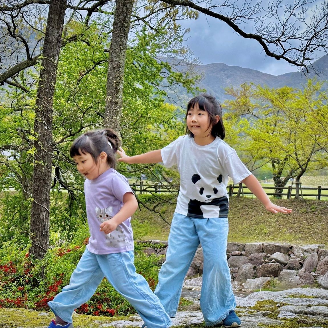 子供外遊び