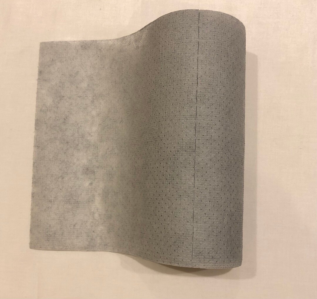 水回りの汚れ用掃除シートのミシン目の写真