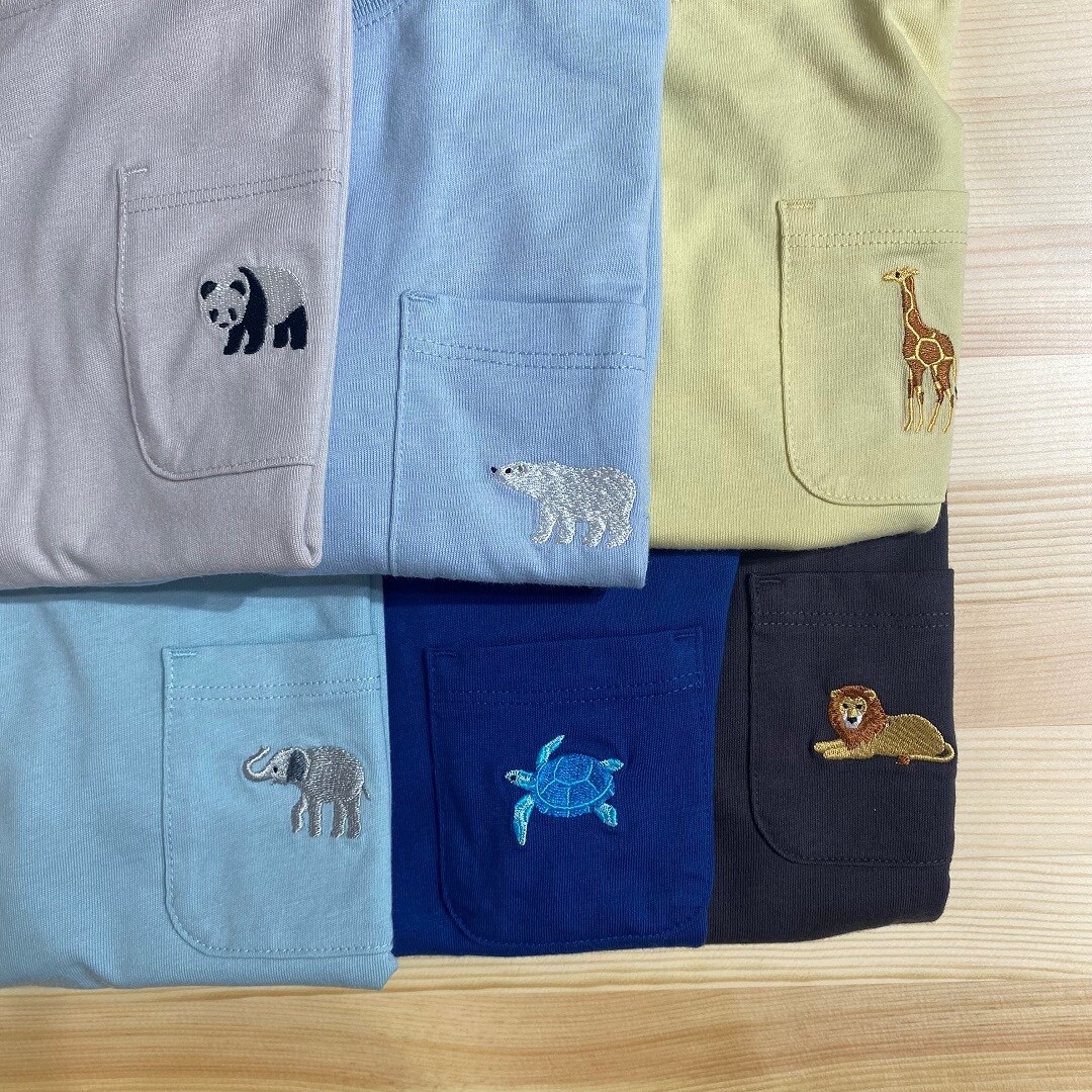 【ザ・モール仙台長町】刺繍入りポケットＴシャツ