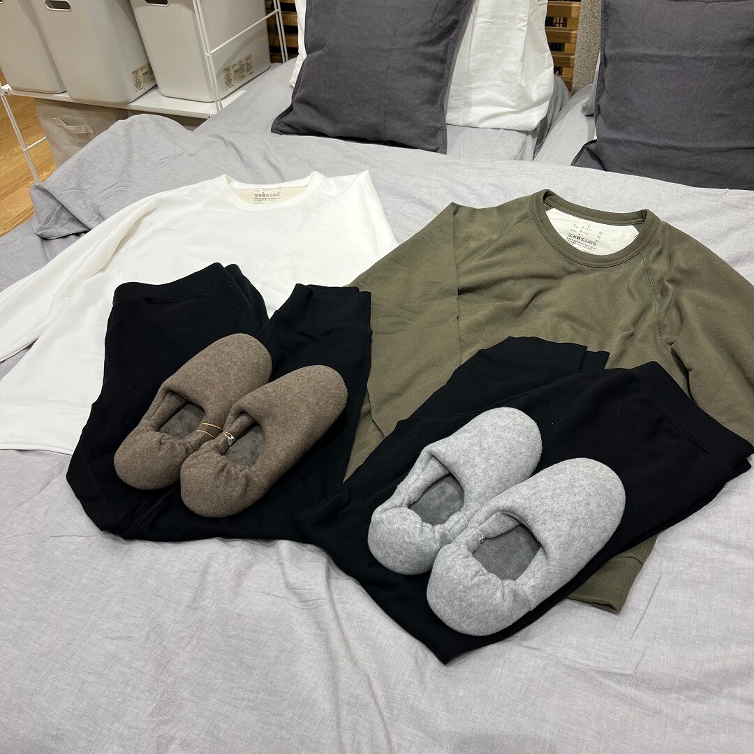 紳士ルームウェアセットディスプレイ
