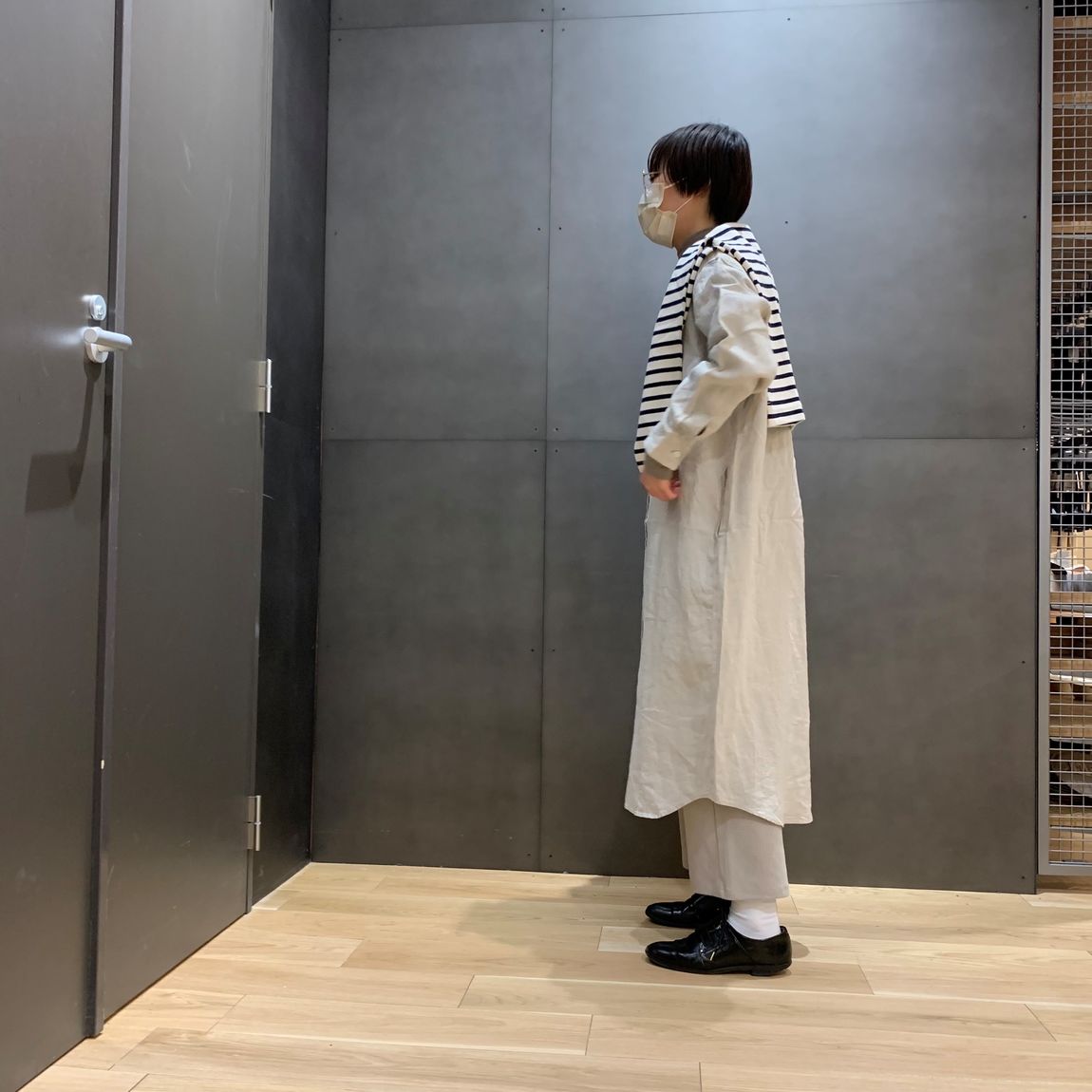 横