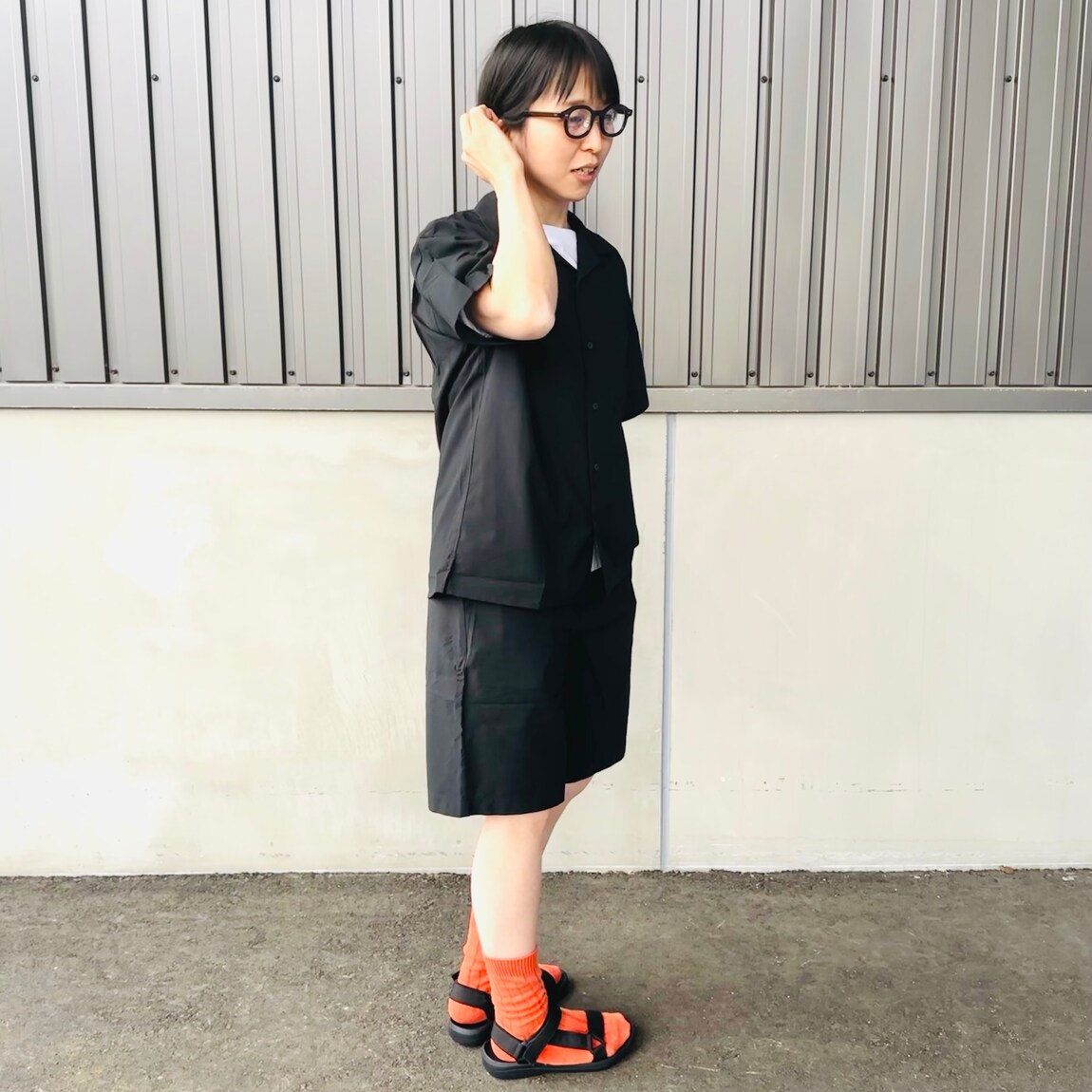 横向き