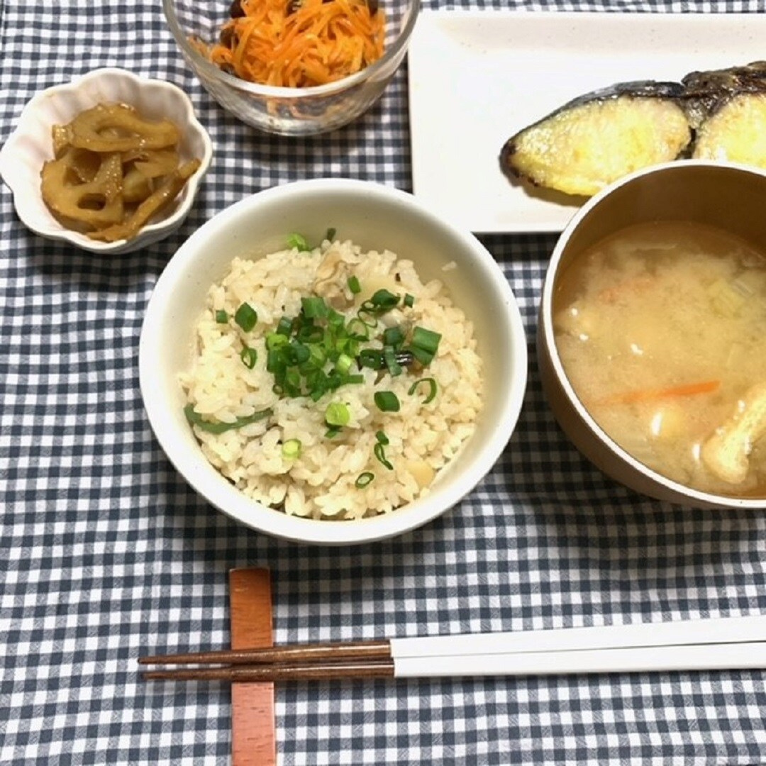 炊き込みご飯のお夕飯