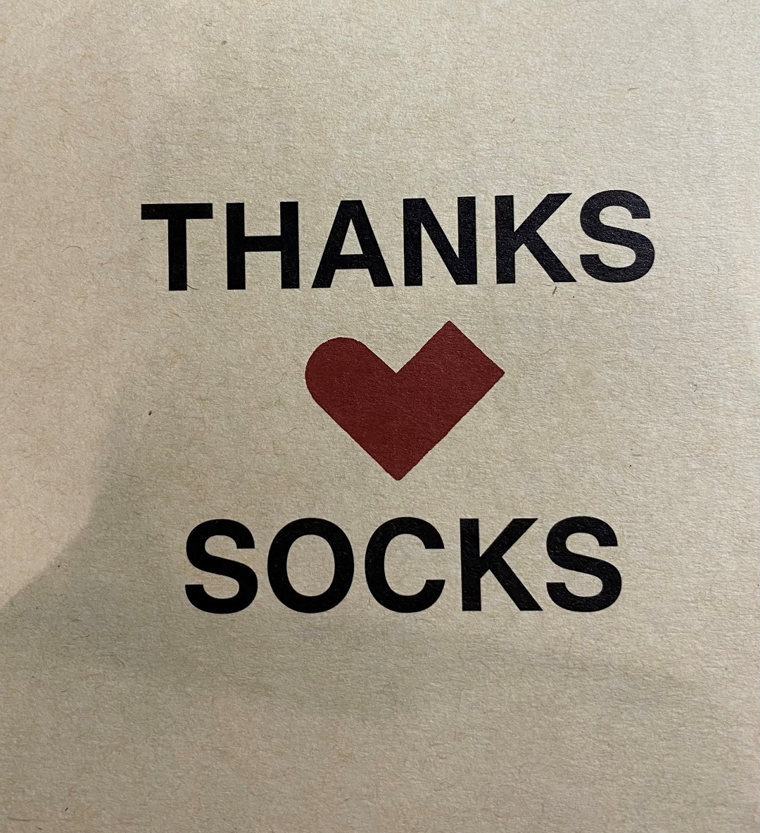 THANKS SOCKS