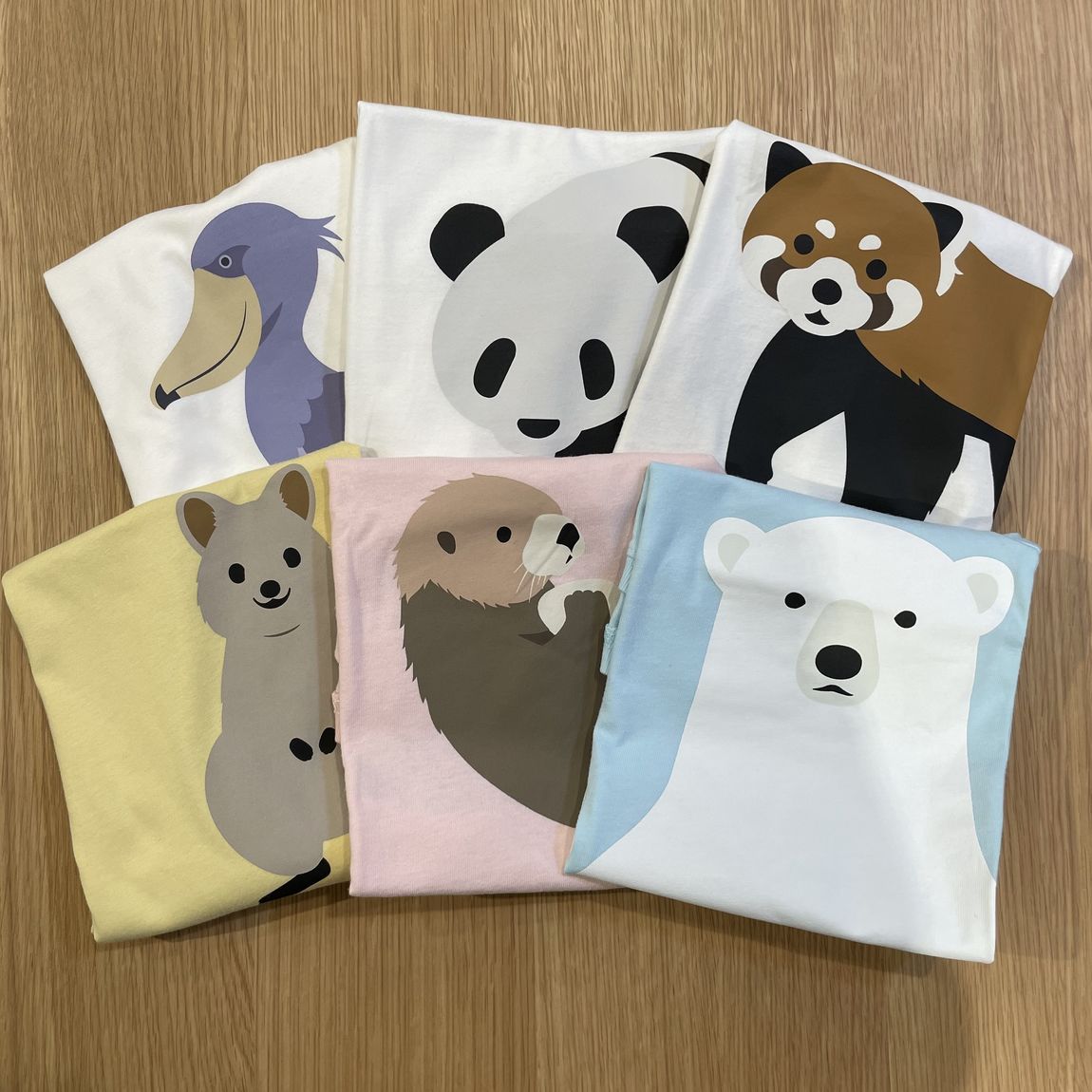 【そごう千葉】絶滅危惧種を考える　プリントTシャツ　6種