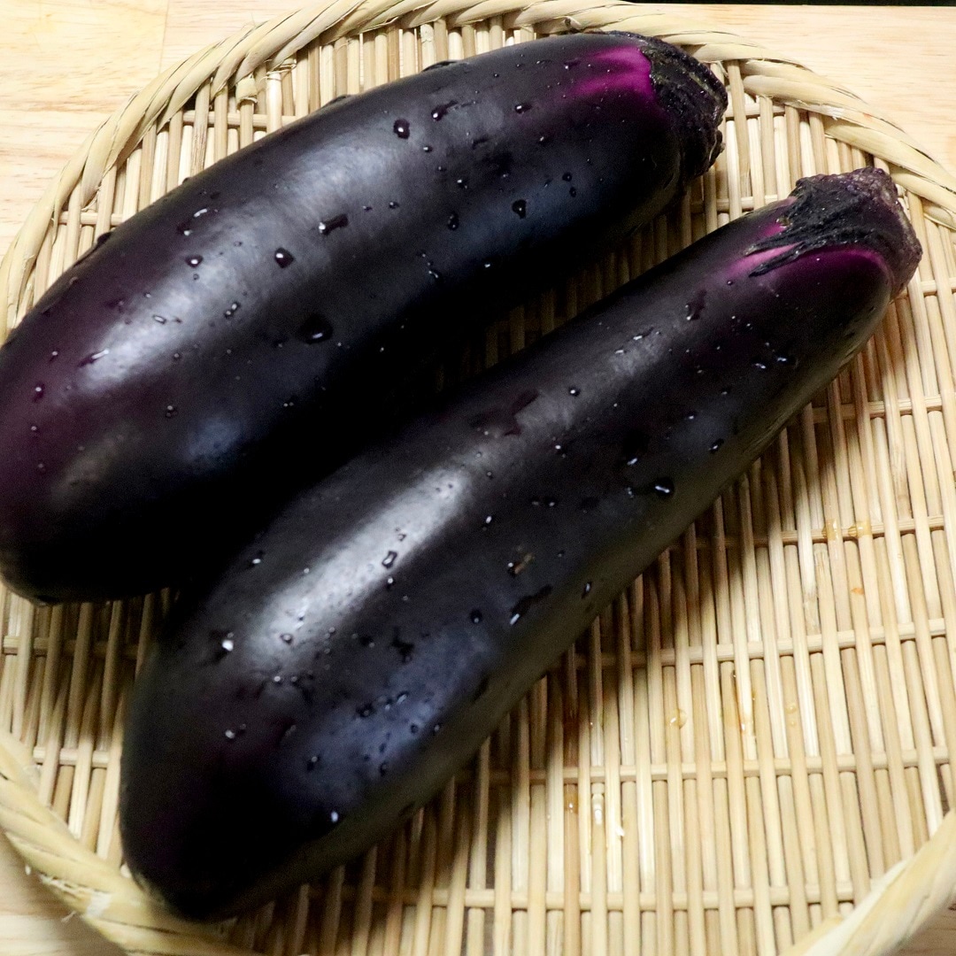 【難波】なすと豚しゃぶのごまポン酢だれ