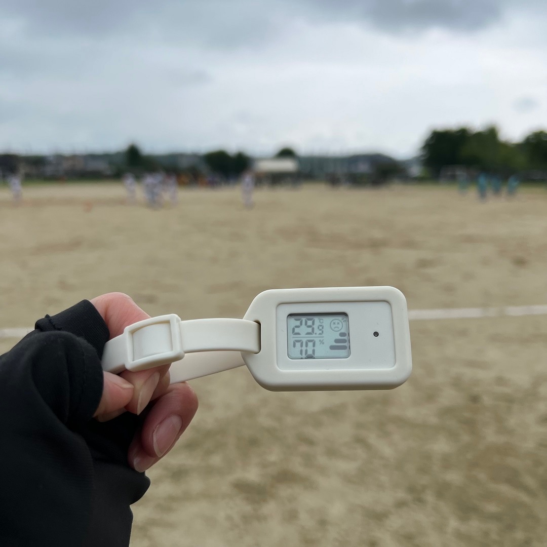 サッカー中