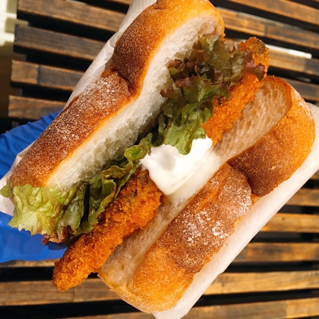 【Cafe'&Meal MUJI グランフロント大阪】サーモンフライとコラボアレンジ