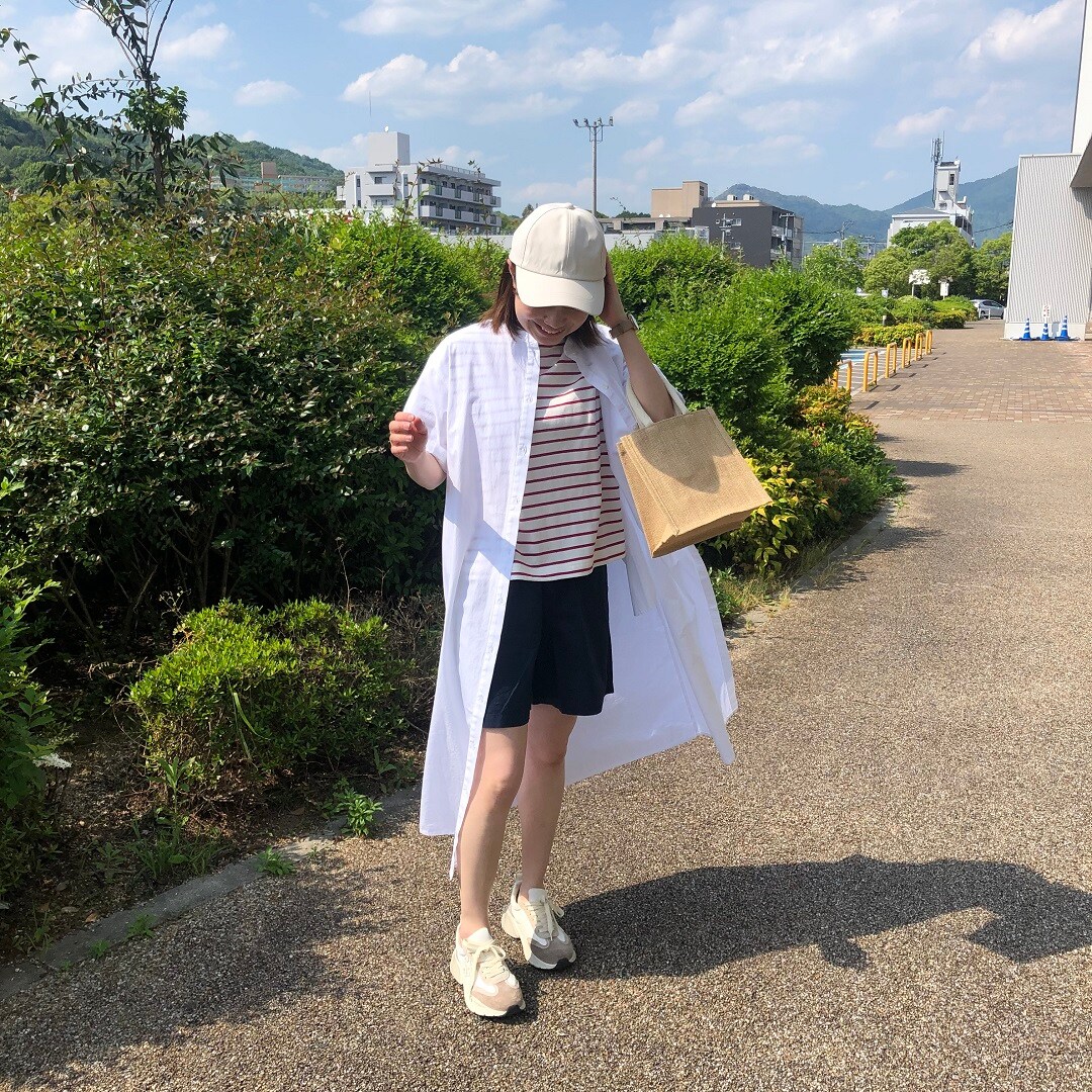 シャツワンピ