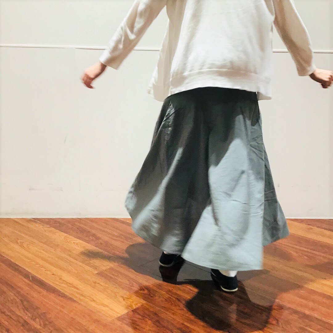 スカート　みどり