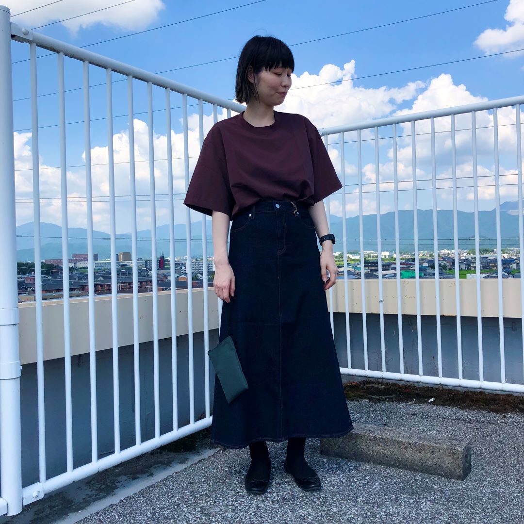 デニムスカート②