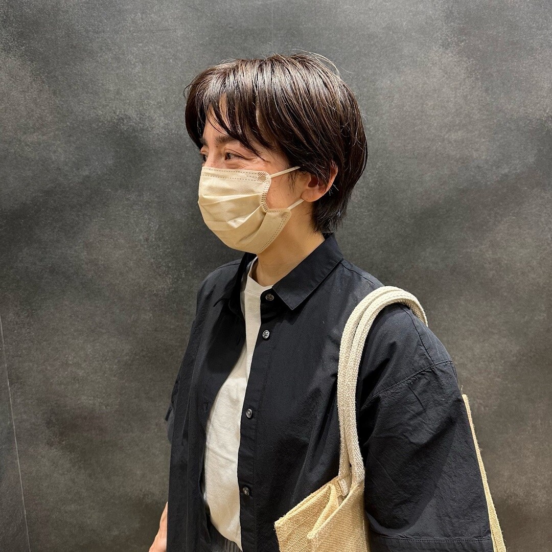 マスク外すの忘れてましたね