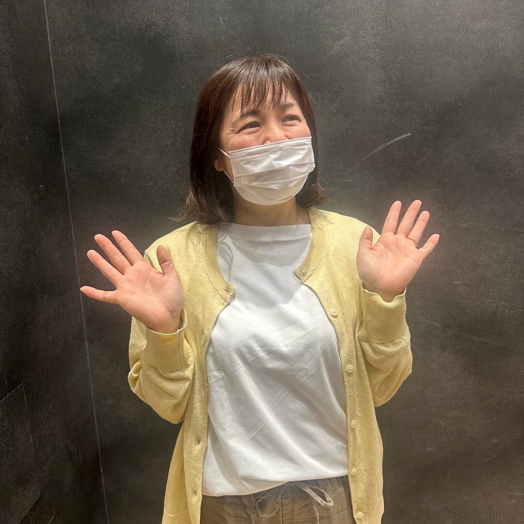 マスク越しは笑顔１００点です