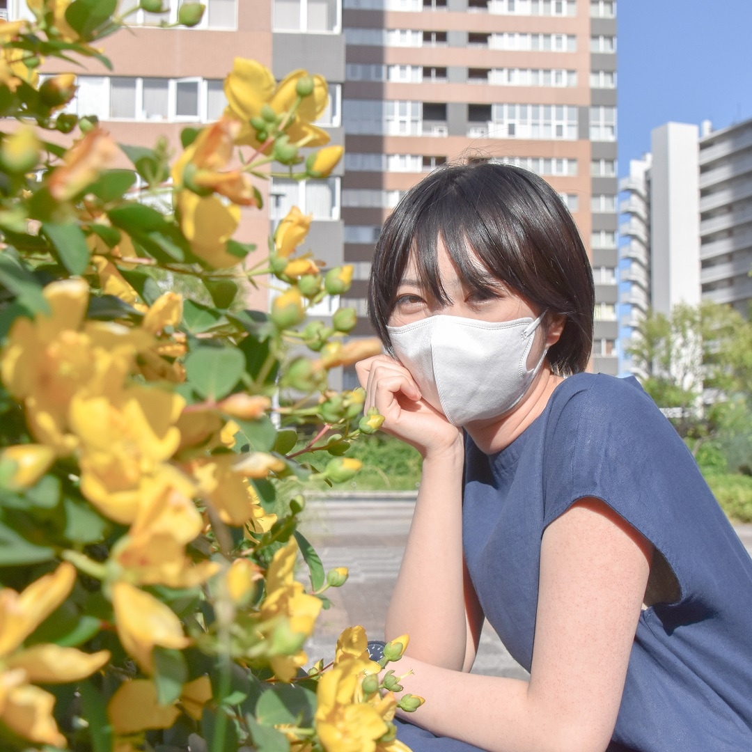  スリーブワンピース②お花