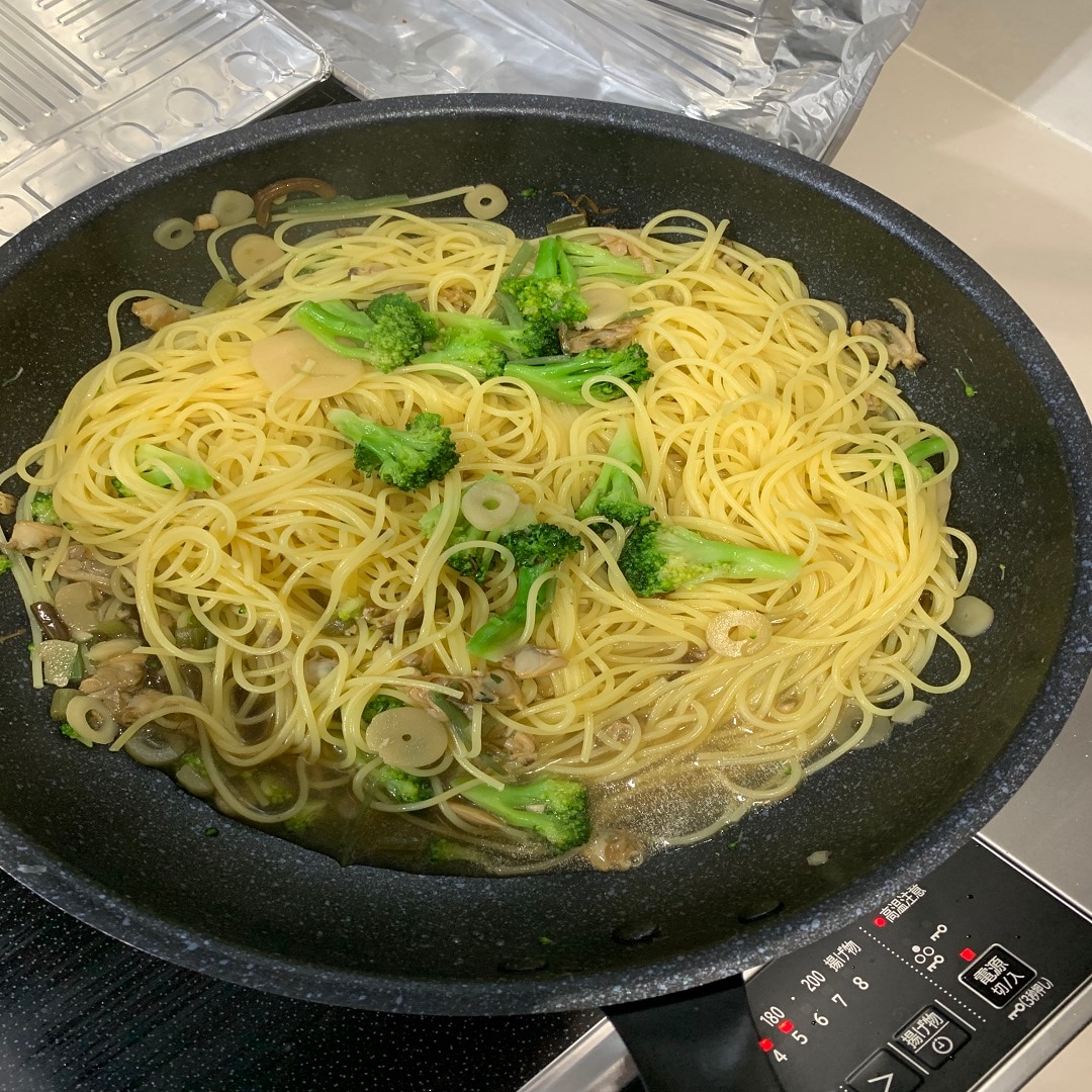 スープ合わせる