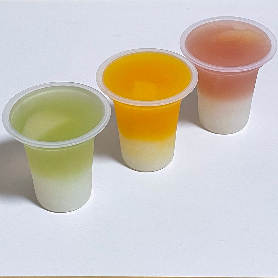 ゼリー3種