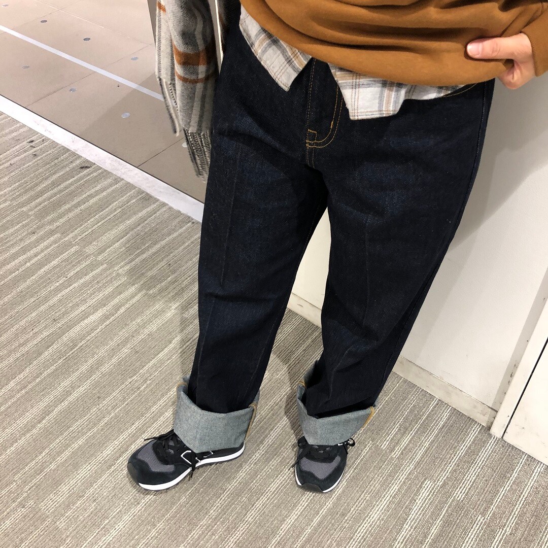 デニムバギーパンツ