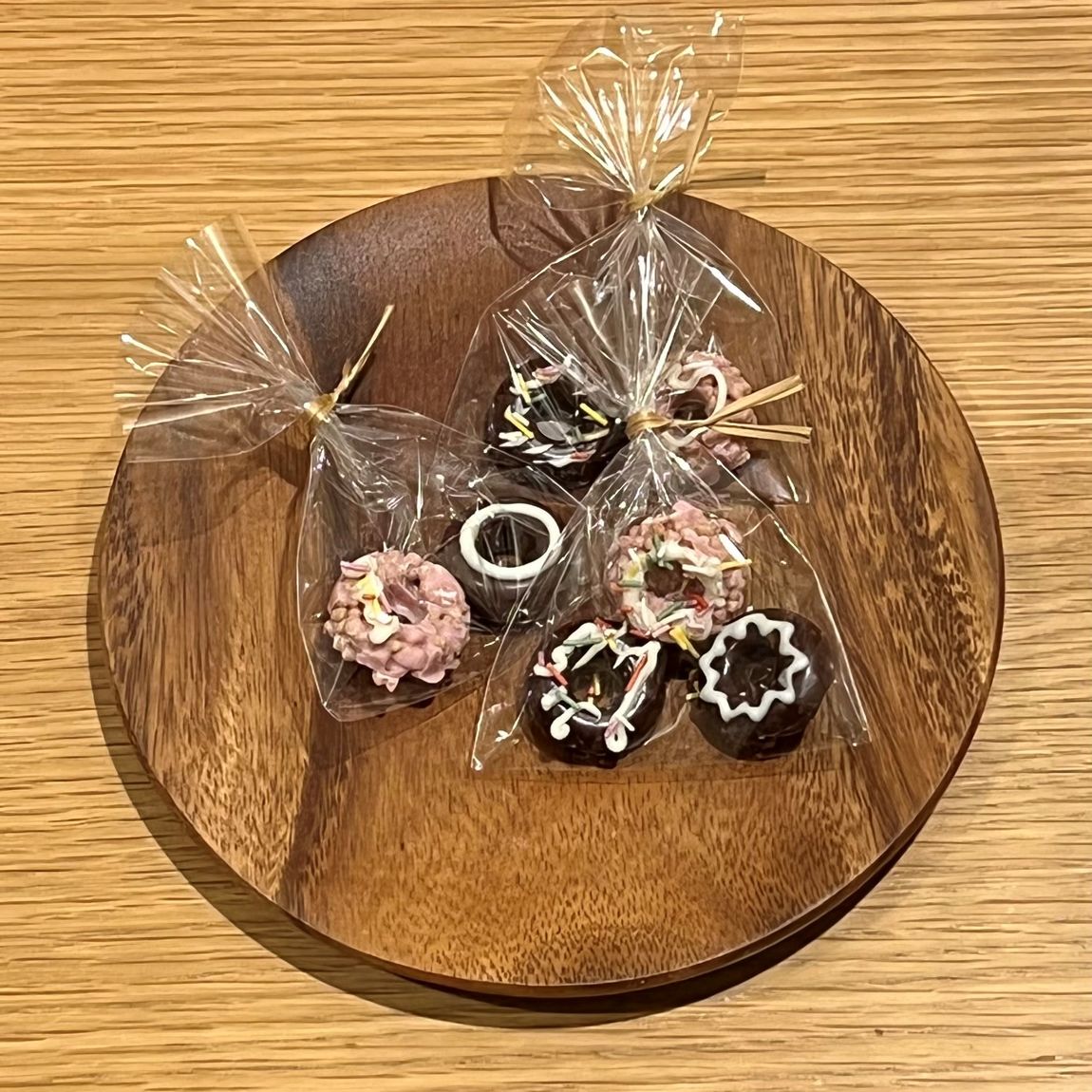 ドーナツ型チョコ完成写真