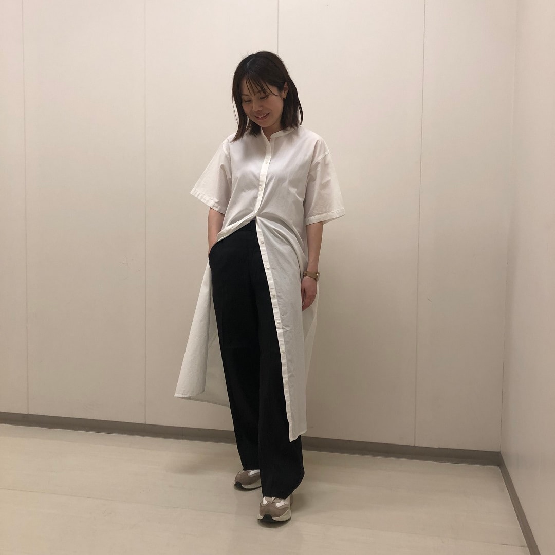 シャツワンピ