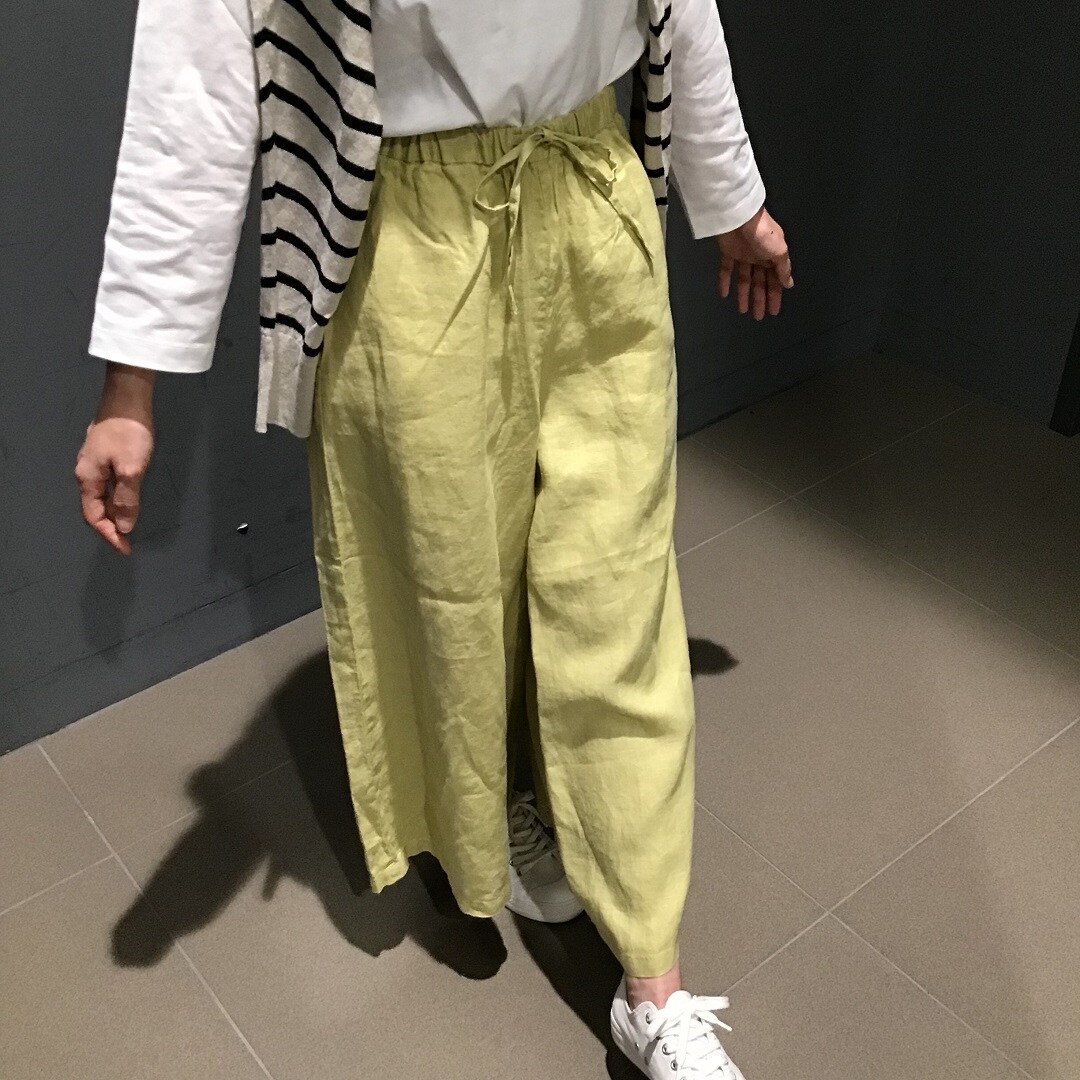 ヘンプクロップドパンツ