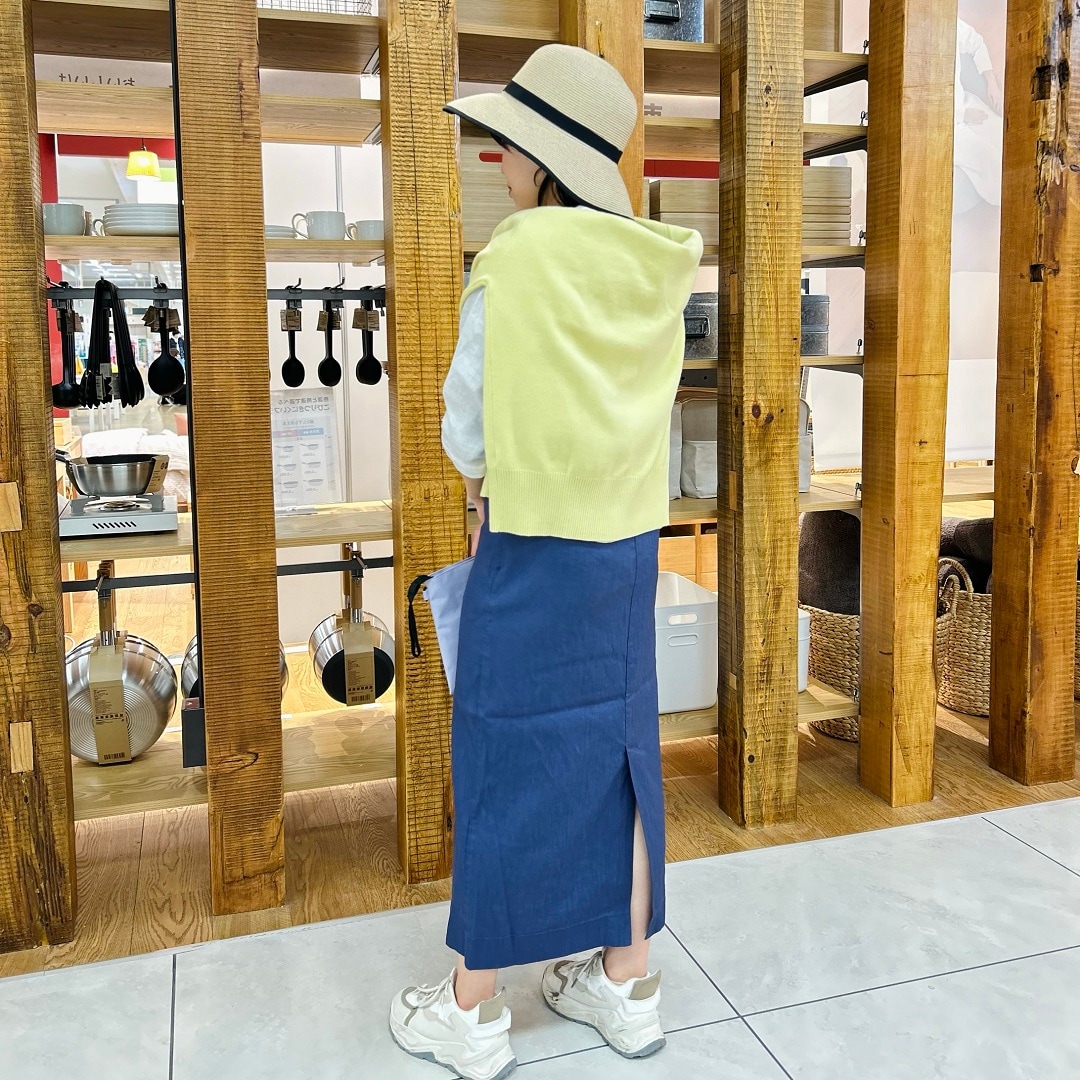 ヘンプ混スカート4