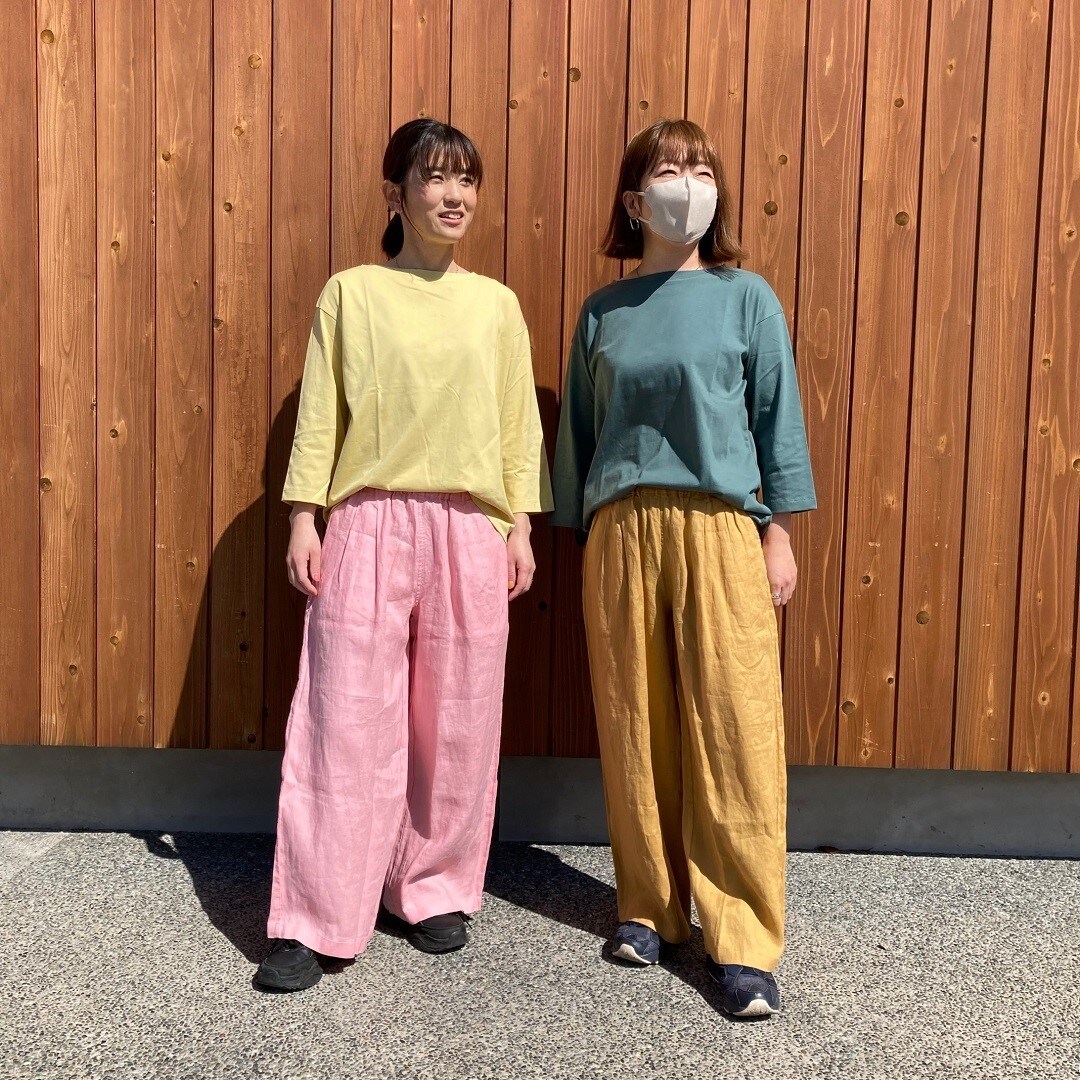 ボートネック全身