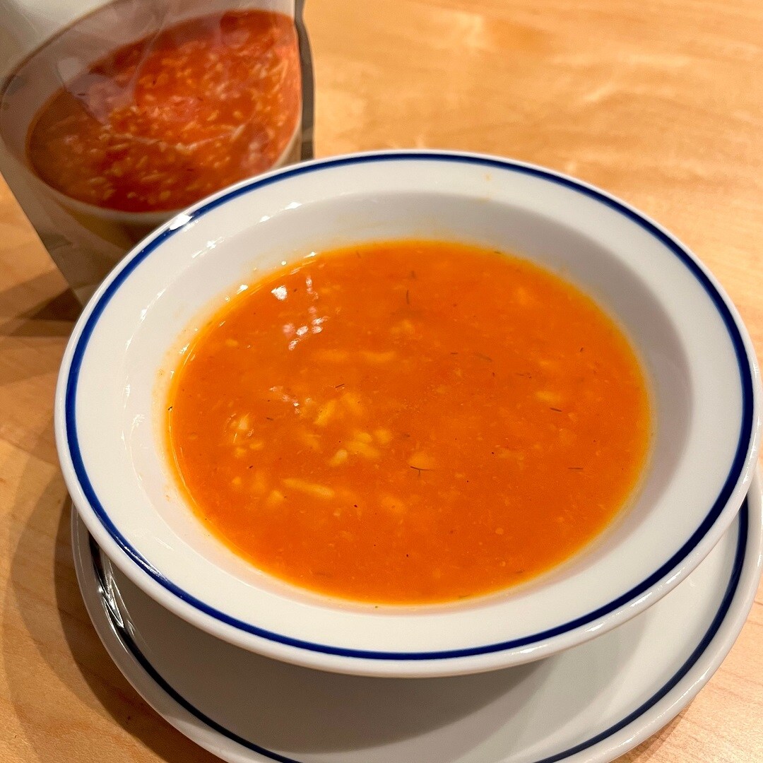 トマトとお米のスープ